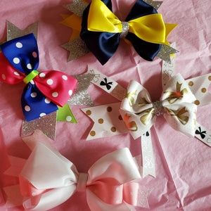 Hair bow clips